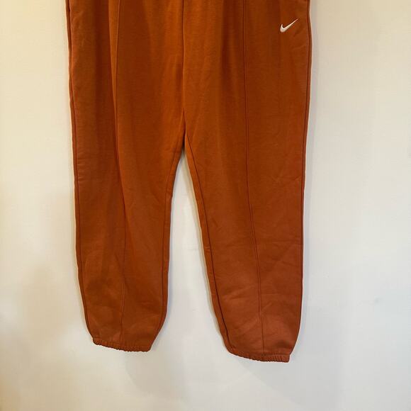 NEW Nike Women's Loose Fit Mid Rise Sweatpants sz XL Dark Orange - Picture 10 of 10